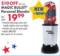 Boscov's MAGIC BULLET Personal Blender offer