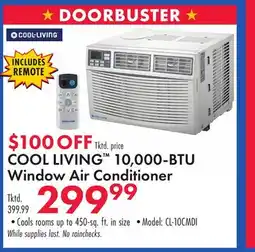 Boscov's COOL LIVING 10,000-BTU Window Air Conditioner offer