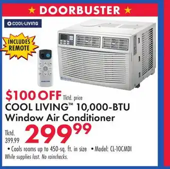 Boscov's COOL LIVING 10,000-BTU Window Air Conditioner offer