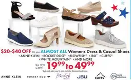 Boscov's ALMOST ALL Womens Dress & Casual Shoes offer