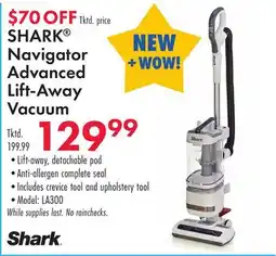 Boscov's SHARK Navigator Advanced Lift-Away Vacuum offer
