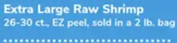 ACME Extra Large Raw Shrimp offer