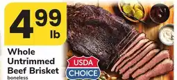ACME Whole Untrimmed Beef Brisket offer