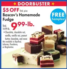 Boscov's Boscov's Homemade Fudge offer