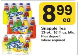 ACME Snapple Tea offer