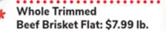 ACME Whole Trimmed Beef Brisket Flat offer