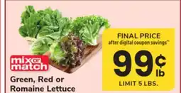 ACME Green, Red or Romaine Lettuce offer