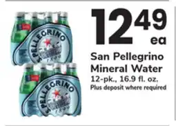 ACME San Pellegrino Mineral Water offer