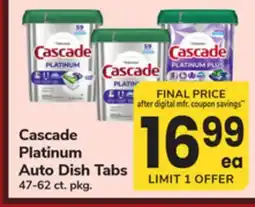 ACME Cascade Platinum Auto Dish Tabs offer