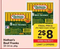 ACME Nathan's Beef Franks offer