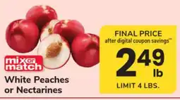 ACME White Peaches or Nectarines offer