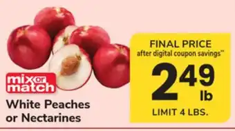 ACME White Peaches or Nectarines offer