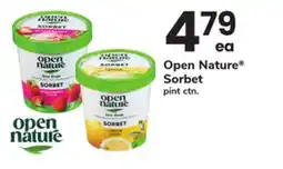 ACME Open Nature Sorbet offer