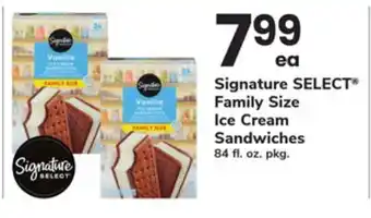ACME Signature SELECT Family Size Ice Cream Sandwiches offer