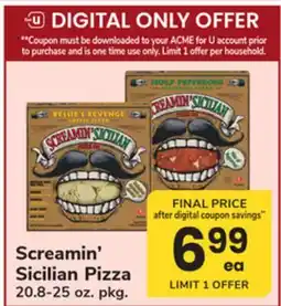 ACME Screamin' Sicilian Pizza offer