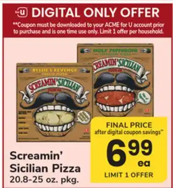 ACME Screamin' Sicilian Pizza offer
