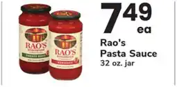 ACME Rao's Pasta Sauce offer