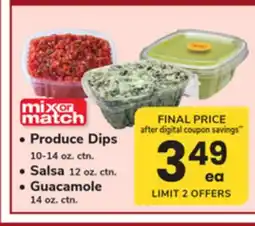 ACME Produce 10-oz. ctn. Dips 14 • Salsa 12 oz. ctn. • Guacamole 14 oz. ctn offer