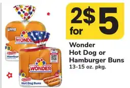 ACME Wonder Hot Dog or Hamburger Buns offer