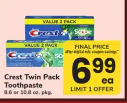 ACME Crest Twin Pack Toothpaste offer