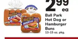 ACME Ball Park Hot Dog or Hamburger Buns offer