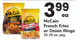 ACME McCain French Fries or Onion Rings offer
