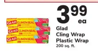 ACME Glad Cling Wrap Plastic Wrap offer