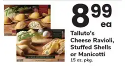 ACME Talluto's Cheese Ravioli, Stuffed Shells or Manicotti offer