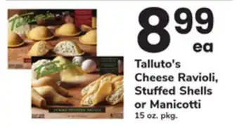ACME Talluto's Cheese Ravioli, Stuffed Shells or Manicotti offer