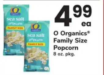 ACME O Organics Family Size Popcorn offer