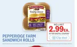 Kings Food Markets PEPPERIDGE FARM SANDWICH ROLLS offer
