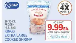 Kings Food Markets KINGS EXTRA LARGE COOKED SHRIMP offer