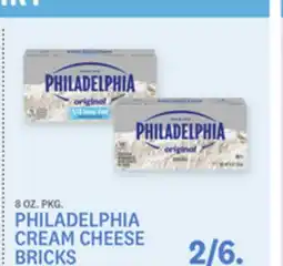 Kings Food Markets PHILADELPHIA CREAM CHEESE BRICKS offer