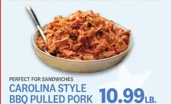 Kings Food Markets CAROLINA STYLE BBQ PULLED PORK offer
