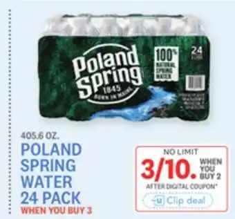 Kings Food Markets POLAND SPRING WATER 24 PACK offer