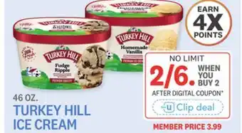 Kings Food Markets TURKEY HILL ICE CREAM offer