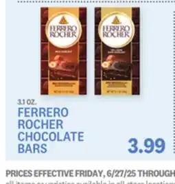 Kings Food Markets FERRERO ROCHER CHOCOLATE BARS offer