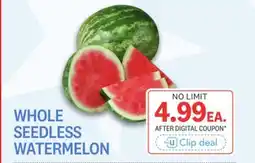 Kings Food Markets WHOLE SEEDLESS WATERMELON offer