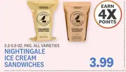 Kings Food Markets NIGHTINGALE ICE CREAM SANDWICHES offer
