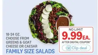 Kings Food Markets FAMILY SIZE SALADS offer