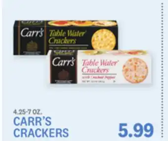 Kings Food Markets CARR'S CRACKERS offer