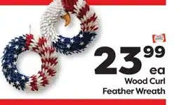Weis Markets Wood Curl Feather Wreath offer