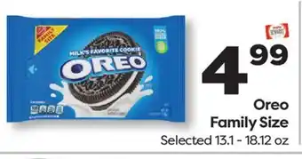 Weis Markets Oreo Family Size offer