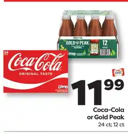 Weis Markets Coca-Cola or Gold Peak offer