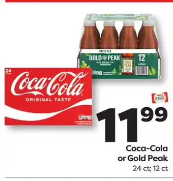 Weis Markets Coca-Cola or Gold Peak offer