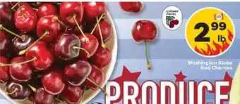 Weis Markets Washington State Red Cherries offer