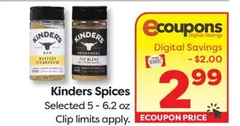 Weis Markets Kinders Spices offer