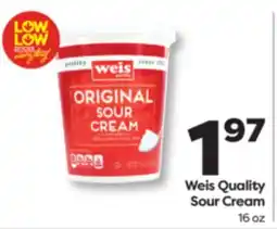 Weis Markets Weis Quality Sour Cream offer