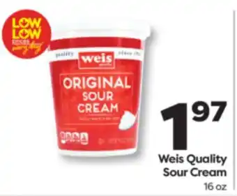 Weis Markets Weis Quality Sour Cream offer