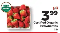 Weis Markets Organic Strawberries offer